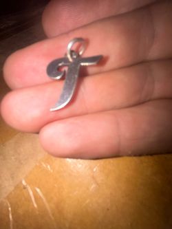 Retired James Avery .925 sterling silver initial