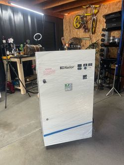 Nailor MAC-700 Mobile Air Cleaner, a white vertical HEPA filtration unit designed for continuous room air