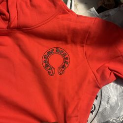 Small Chrome Hearts X Matty Boy Flames hoodie
