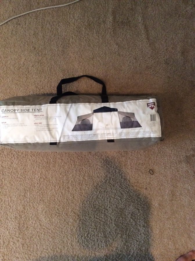 Canopy side tent