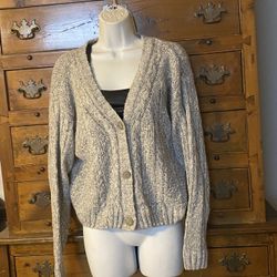 Woman’s V-Neck Cardigan Sweater Size S By Forever 21