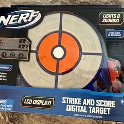 new sealed nerf stike snd score digital target