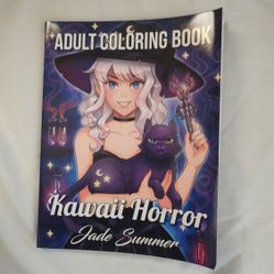 Kawaii Horror Coloring Book 
