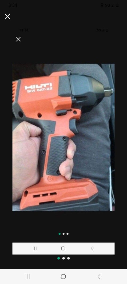 Hilti Brand New 1/2" Cordless Impact (Tool Only)