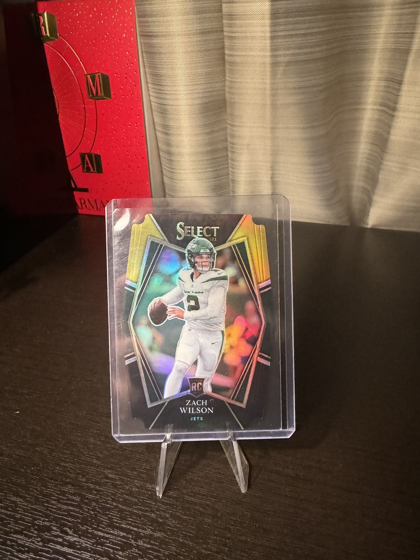 Rookie Zach Wilson Select Die Cut