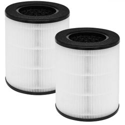 Ulrempart AP-T20 Replacement Filter Compatible with Homedics Air Purifier Model AP-T20, AP-T20WT, Part# AP-T20FL | 2-PACK White