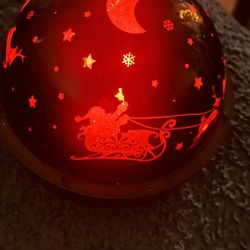 Santa globe 
