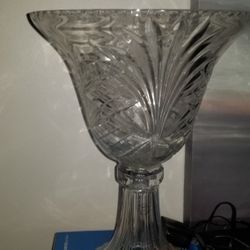 Crystal Bowl.. About 26inches Tall