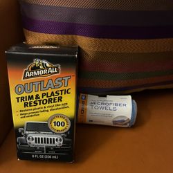 ArmorAll Trim And plastic Restorer + Microfiber Towel