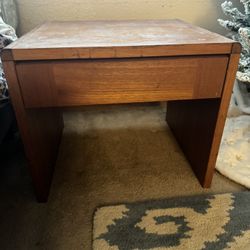 Wood Side Table 