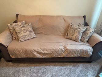 Large Brown Couch