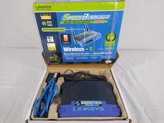 LINKSYS Wireless G Speed Booster Router WRT54GS 2.4ghz Broadband Router