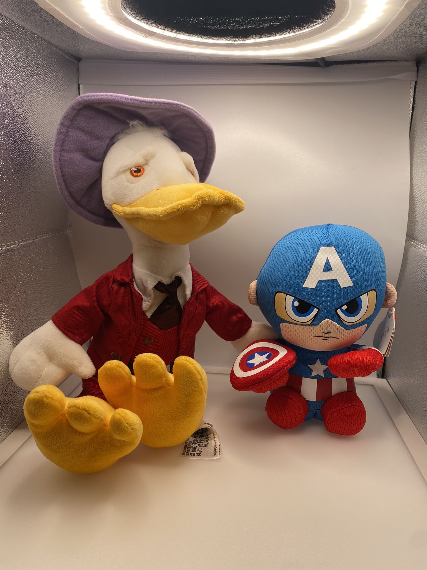 Marvel Captain America & Howard the Duck plush lot