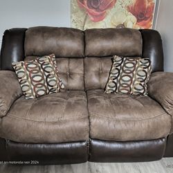 Brown Love Seat Sofa $75