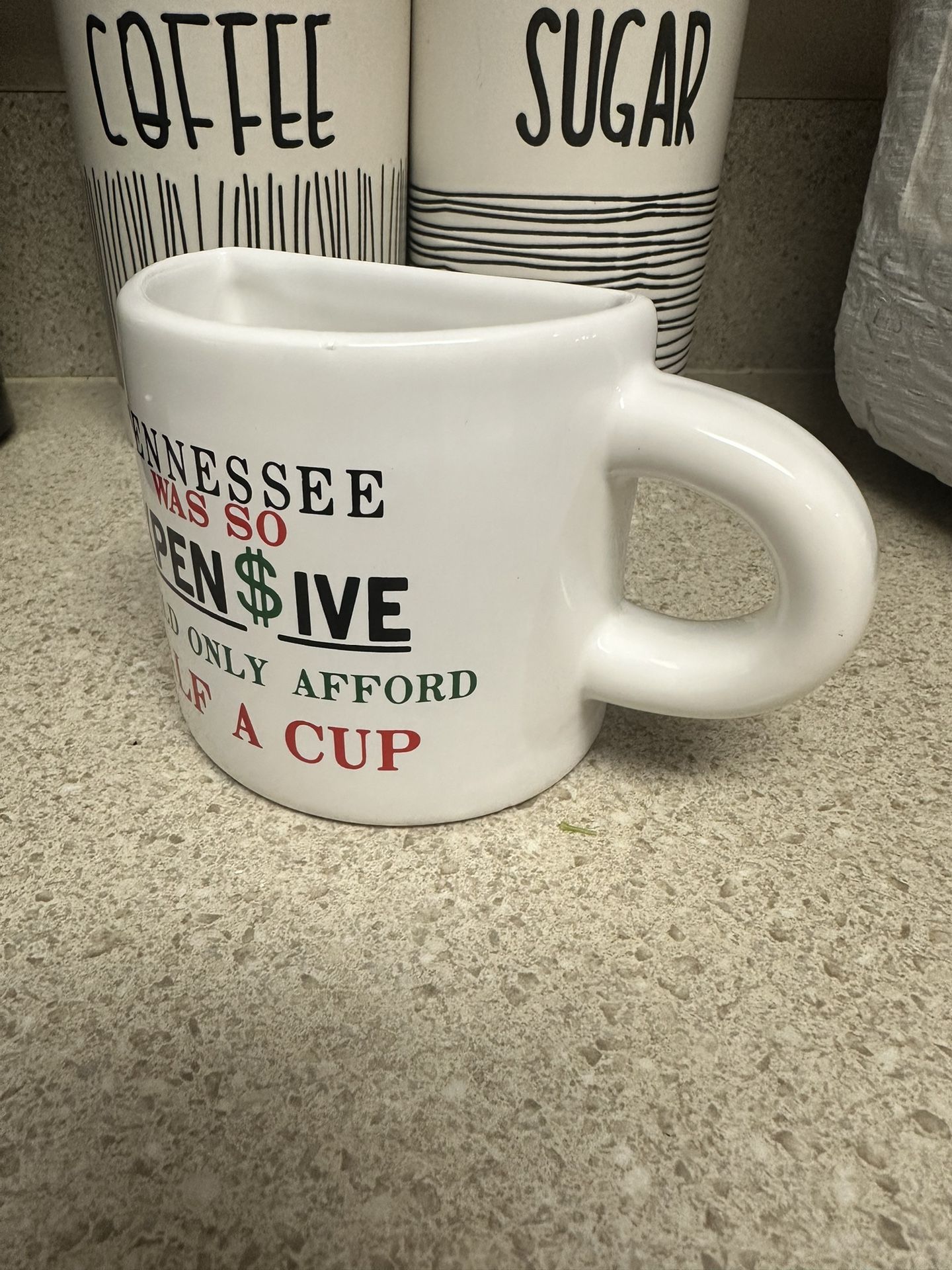 Tennessee Coffee Mug Was So Expensive I Could Only Afford Half A Cup