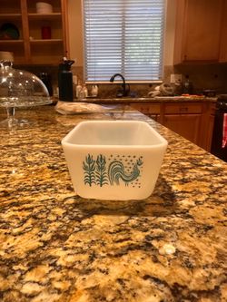 Pyrex vintage butterprint print