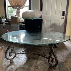Glass Table, Round