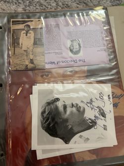 Vintage 1970s Werner Roth Signed Autograph Photo - NY Cosmos Captain w/ Camp Brochure