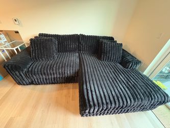 Soft Black Couch