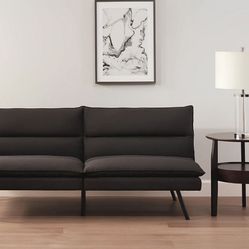 Pillow Top Futon - Charcoal, Brand New In The Box - Mainstays Brand