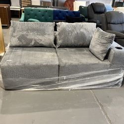 New- Boneless Loveseat Sofa for Living Room
