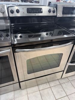 GE Electric Range Stainless Steel