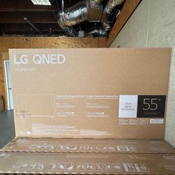 LG QNED 55” TV - New And Sealed