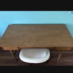 •Home Office MCM Look Desk & Chair•New•