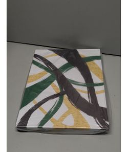 GKQNMU 2pcs Abstract Green Gold Stripe Wall Art Canvas Wrapping 16x24in Modern Minimalist Geometry Green Gold And Black Prints Posters Paintings Livin