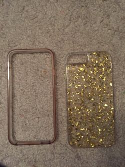 iPhone 6 Gold flake case