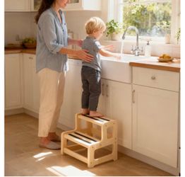 Wooden Toddler Step Stool