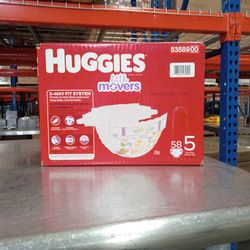 Huggies Little Movers Size 5 58 Count