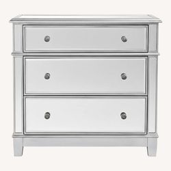 Pier 1 Hayworth Mirrored dresser + Nightstand