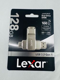 128GB Dual USB Flash Drive – Brand New, Sealed