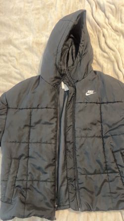 Nike Black Puffer Jacket with Hood