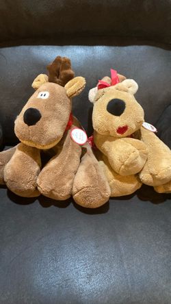 Rodney & Rhonda Plush Christmas Reindeer