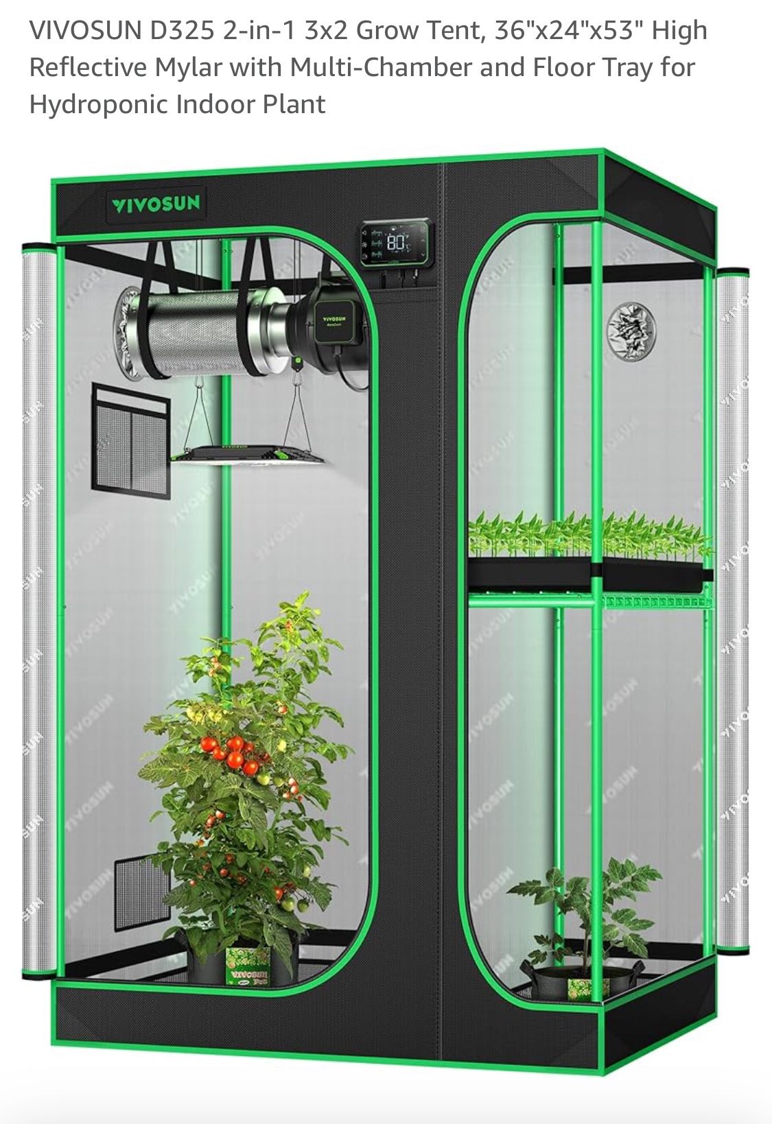 2 Grow Tents and Equipment