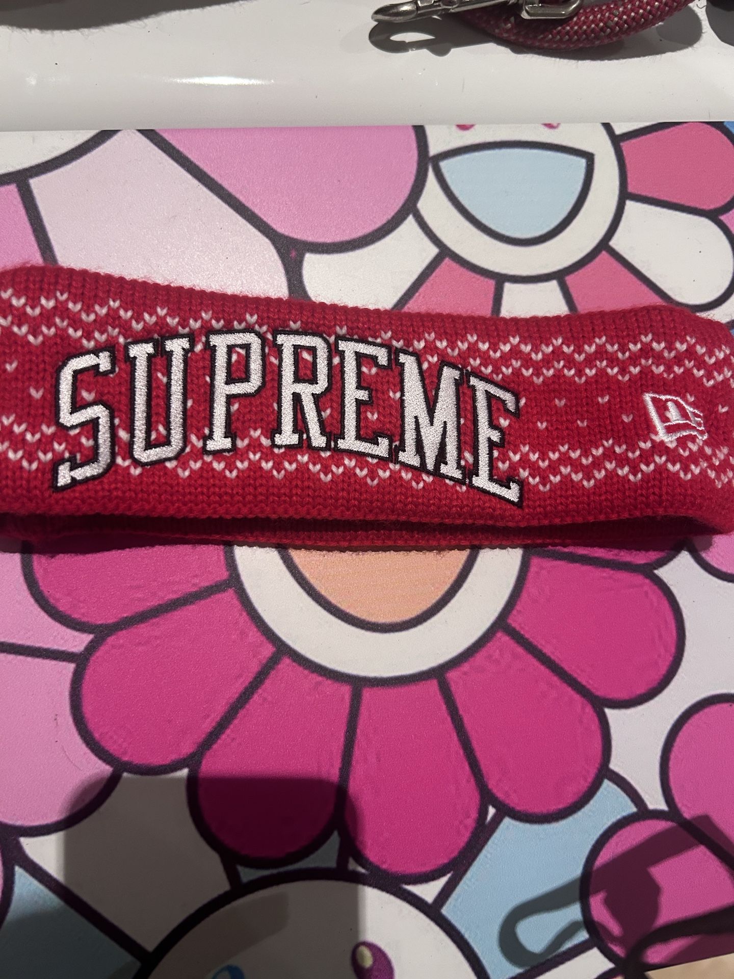 Supreme/New Era Headband $60 Obo