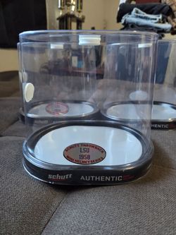 Schutt College Mini Helmet Display Cases