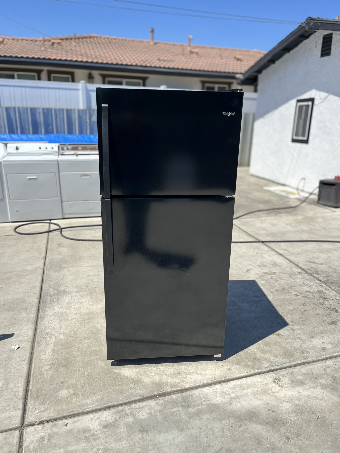 Whirlpool Black Fridge 18.2 Cu Ft. • Free Local Delivery.