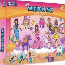 Imagimake Window Art Princess & Unicorn | Suncatcher Kit | Unicor-n Gifts for Girls Age 6-8 | Arts and Crafts for Kids Ages 8-12 | Birthday Gifts for