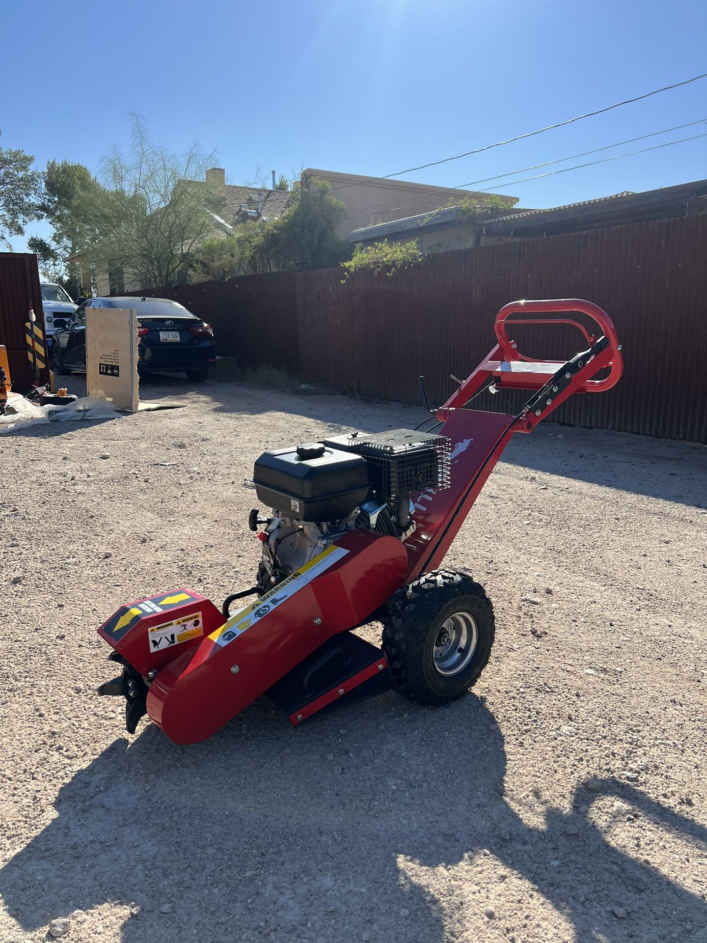 New Gas Stump Grinder