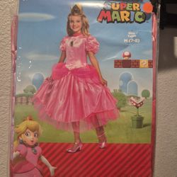 Princess PEACH Super Mario Child Costume