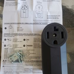 30-Amp Industrial Round Range , Black