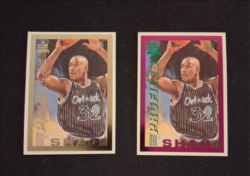 Shaquille O'Neal Gold Foil Purple Foil RCs - Hard to Find x4