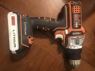 MATRIX™ 20V MAX* Lithium Drill/Driver and battery no charge