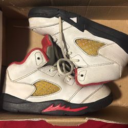 Toddler Air Jordan 5 Fire Red