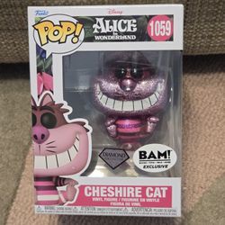 Disney Alice in Wonderland Cheshire Cat DIAMOND EXCLUSIVE Funko Pop