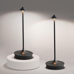 Cordless Table Lamp Rechargeable LED Battery Operated 4000mAh Table Lamp Touch Dimmable Lamp Outdoor Waterproof Portable Wireless Table Light for Dini