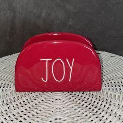 Rae Dunn “Joy” Christmas Napkin Holder